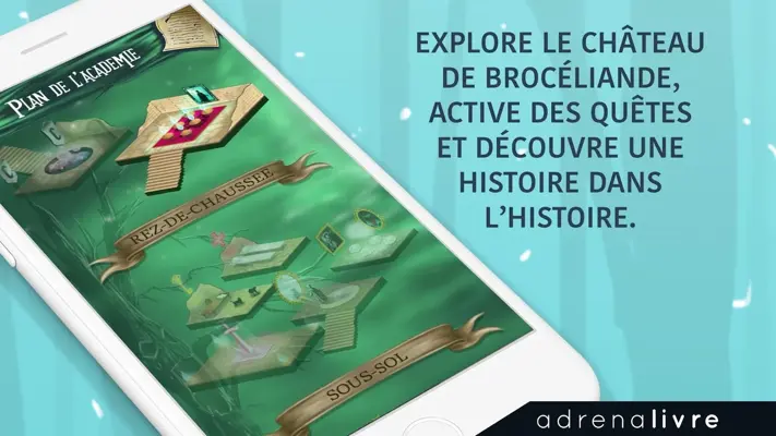 Brocéliande Académie, gamebook android App screenshot 9