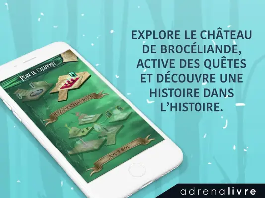 Brocéliande Académie, gamebook android App screenshot 2